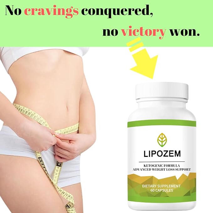 Lipozem Capsules, Natural Formula Supplement, Supports Health and Vitality, 100% Natural, Vegan-Friendly, Gluten-Free