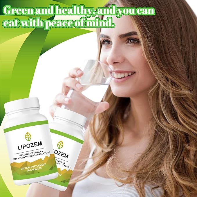Lipozem Capsules, Natural Formula Supplement, Supports Health and Vitality, 100% Natural, Vegan-Friendly, Gluten-Free