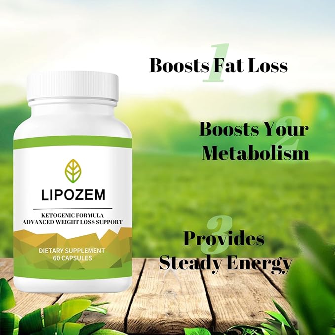 Lipozem Capsules, Natural Formula Supplement, Supports Health and Vitality, 100% Natural, Vegan-Friendly, Gluten-Free