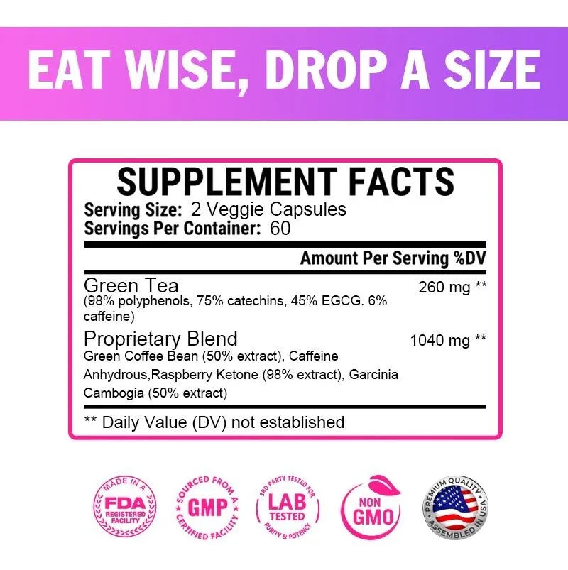Thermogenic Weight Loss For Women, 120 Capsules