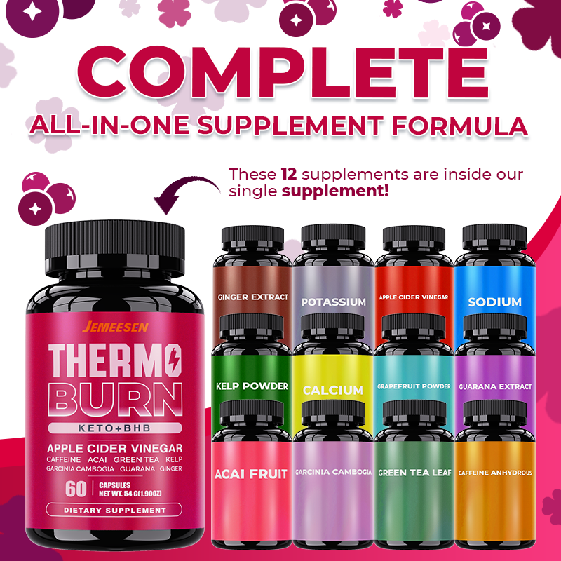 BHB Dietary Capsules With BHB Premium Blend,Acai Fruit,Green Tea Leaf
