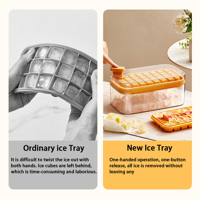 64 Grid Ice Maker Box for One Click DIY Home Bar Cocktail Tools