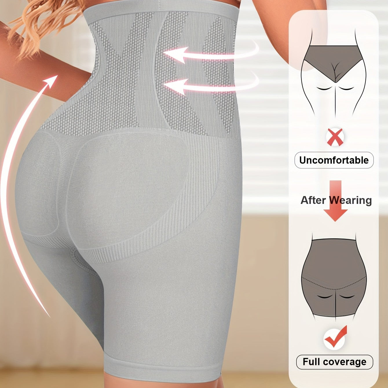 High Waist Tummy Contouring Seamless Panties
