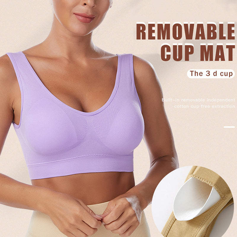 Women Sexy Bra Plus Size Seamless Breathable Brassiere Wire Free