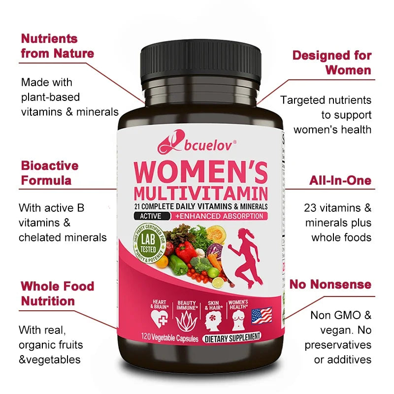 Bcuelov Women’s Vegan Multivitamin