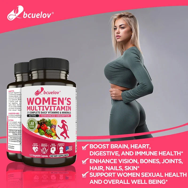 Bcuelov Women’s Vegan Multivitamin