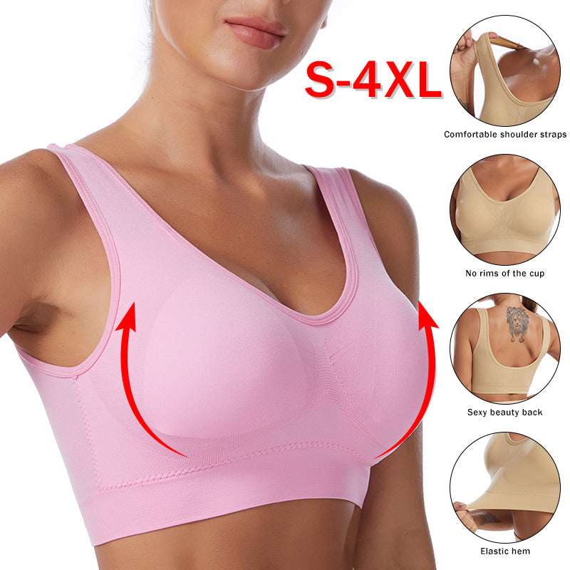 Women Sexy Bra Plus Size Seamless Breathable Brassiere Wire Free