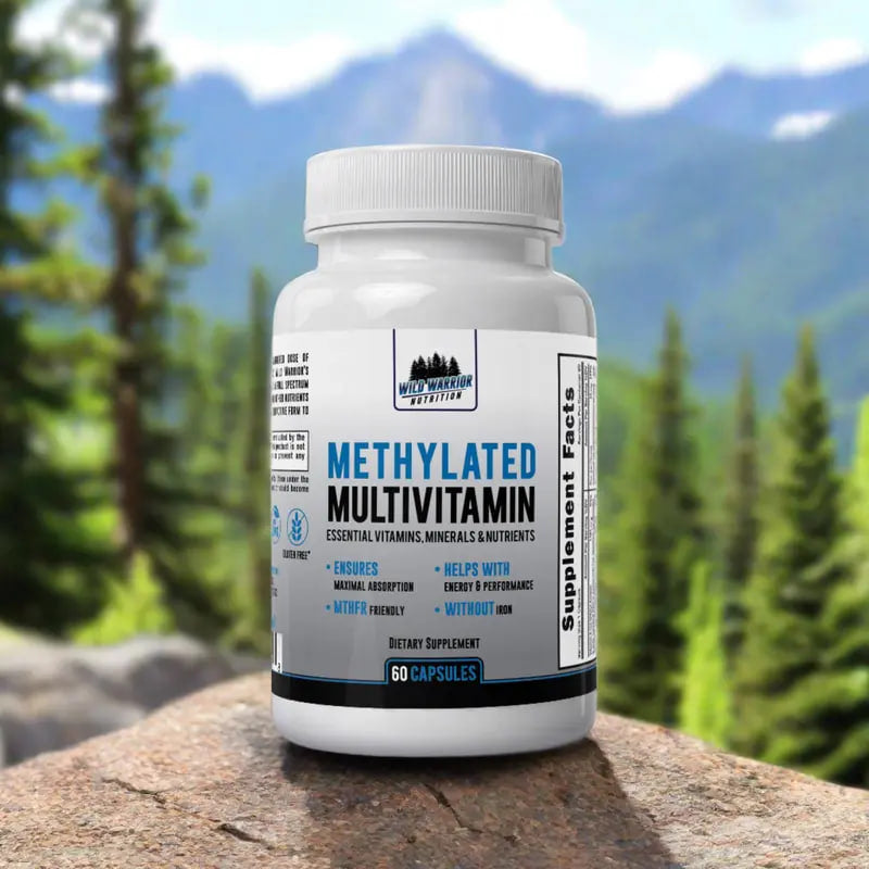 Methylated Multivitamin for Adults - 60 Capsules, CoQ10, Active B12, L-Methylfolate, Essential Vitamins & Minerals for Optimal Health & Performance