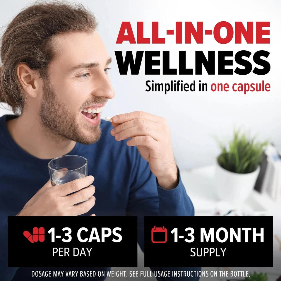 10X Health Optimize – Methylated Multivitamin for Men & Women – 34-in-1 Formula with B12, 5-MTHF, B Complex, NAC, Magnesium & Zinc