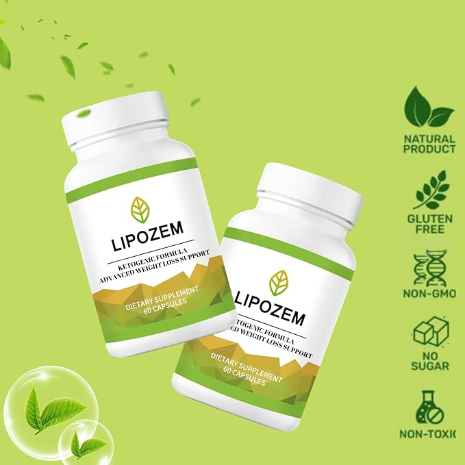 Lipozem Capsules, Natural Formula Supplement, Supports Health and Vitality, 100% Natural, Vegan-Friendly, Gluten-Free