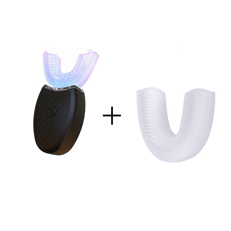U Type Toothbrush Silicon Head Sonic Electric Toothbrush 360 Degrees Intelligent Automatic USB Charge Waterproof Teeth