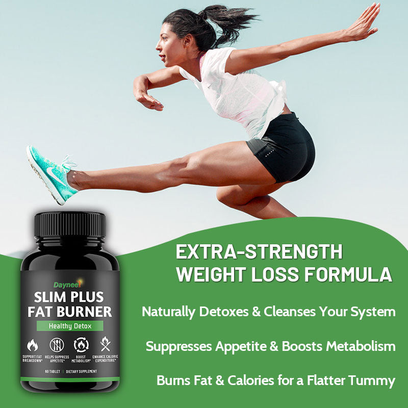 Slim Plus Fat Burner - Garcinia Cambogia,Raspberry, Weight Loss, Detox