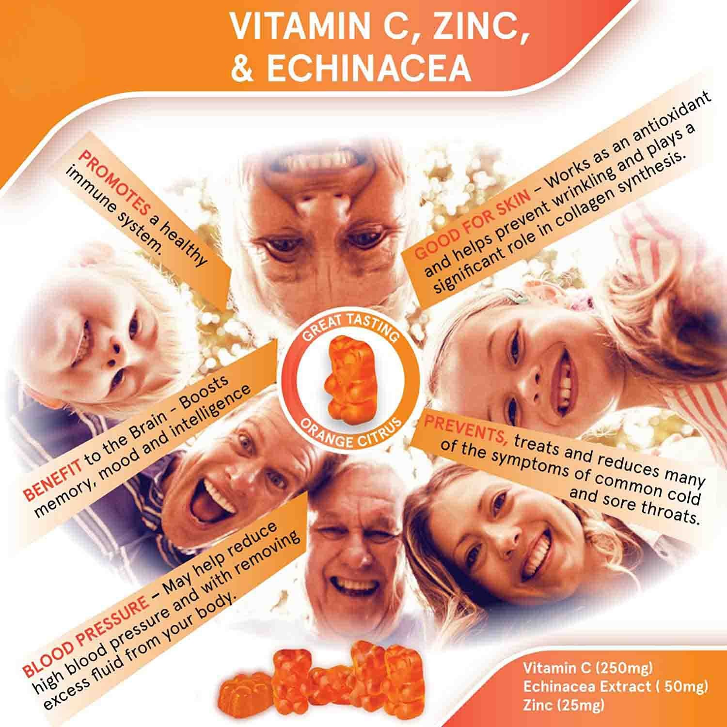 Vitamin C Gummies Improve Immunity Collagen Anti-aging Healthy Food