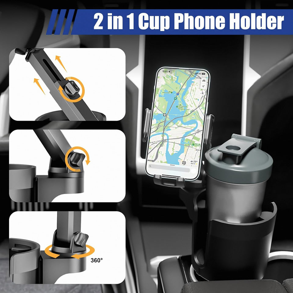 2-in-1 Cup & Phone Holder