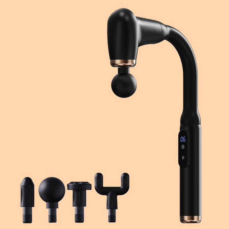2026 New Smart Curved Hook Fascia Gun Electric Massager