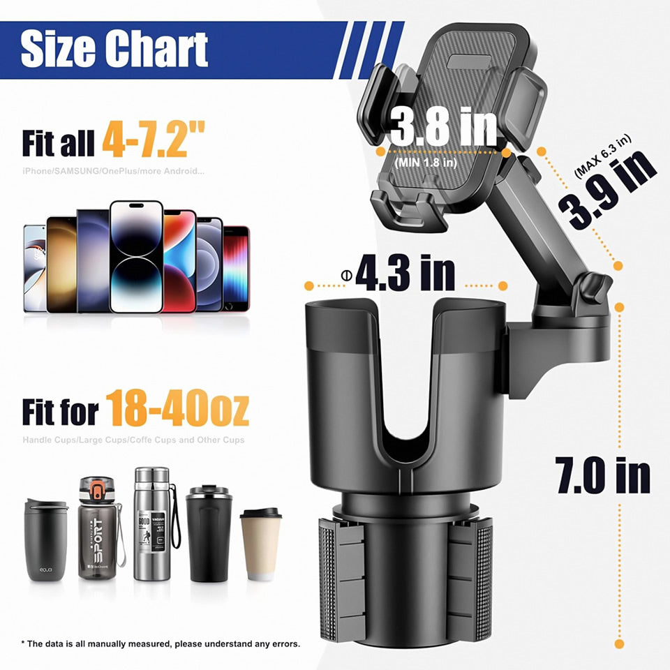 2-in-1 Cup & Phone Holder