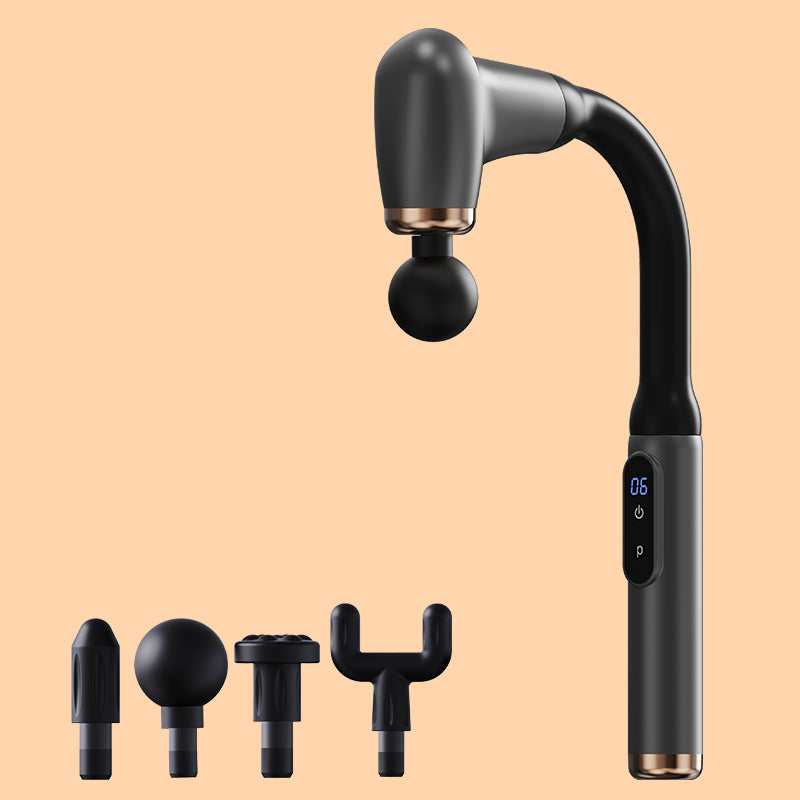 2026 New Smart Curved Hook Fascia Gun Electric Massager