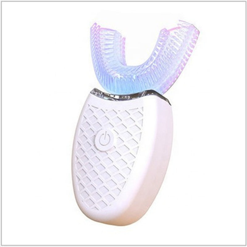 U Type Toothbrush Silicon Head Sonic Electric Toothbrush 360 Degrees Intelligent Automatic USB Charge Waterproof Teeth