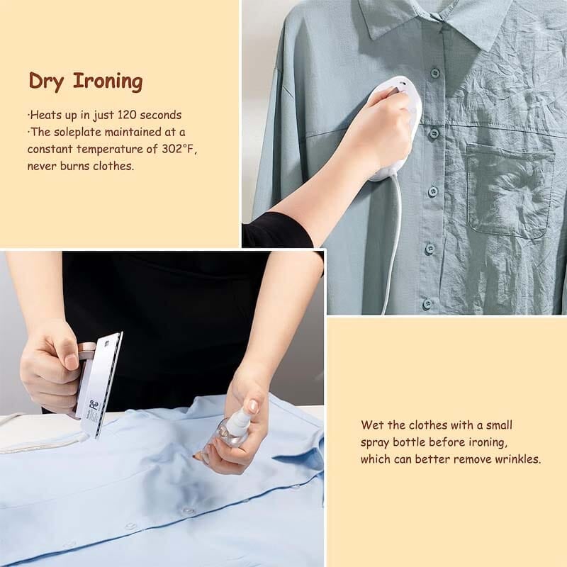 2025 Travel Iron with Dual Voltage