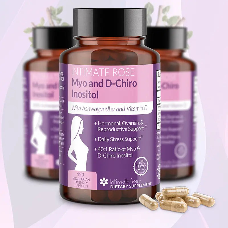 Myo-Inositol & D-Chiro Inositol Supplement with Ashwagandha for Women & Vitamin D3