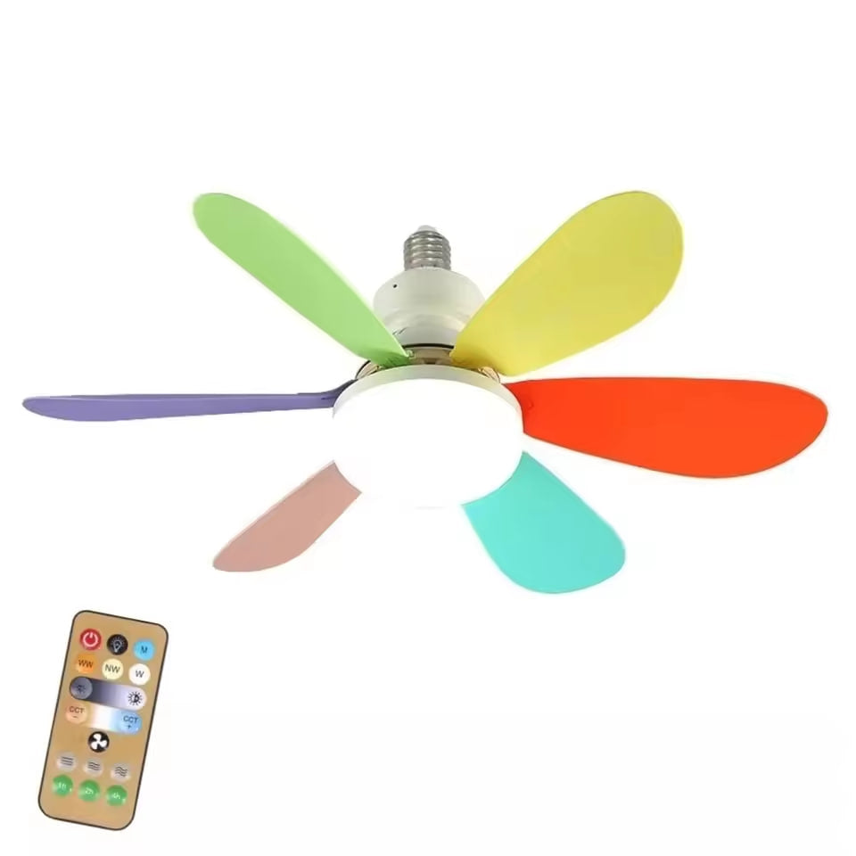 🎁 HOT DEAL - 40W LED Ceiling Fan Light with Remote